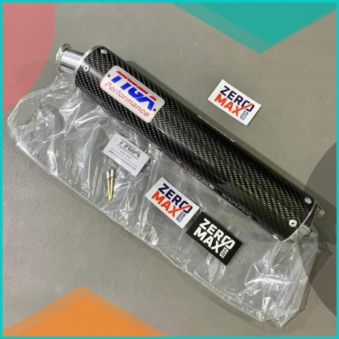 Silencer Knalpot TYGA Original Carbon Black Ninja RR R SS 150R 150RR 1