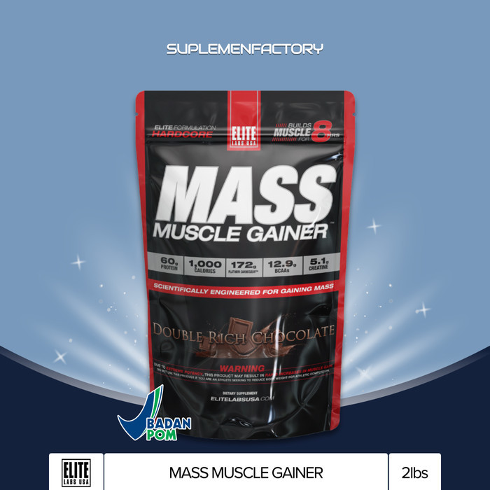 Ready Gas Elite Labs Mass Muscle Gainer 20 Lbs Weight Elitelabs