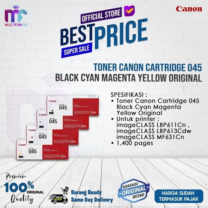 

Toner Canon Cartridge 045 1 Set