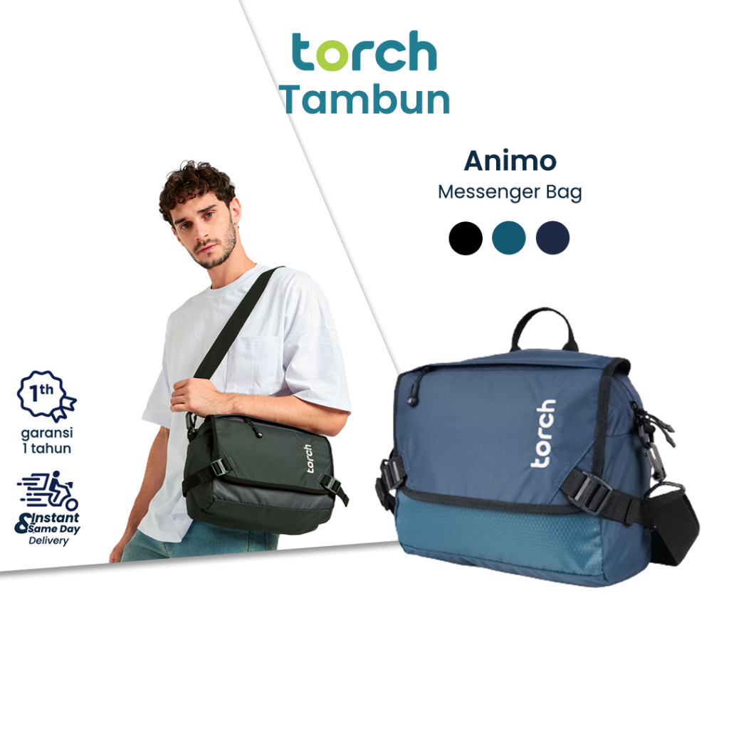 TORCH Animo Messenger Bag Pria Wanita