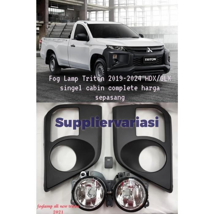 Fog Lamp Lampu Kabut All New Triton 2019 - 2024  Hdx Glx Single Cabin