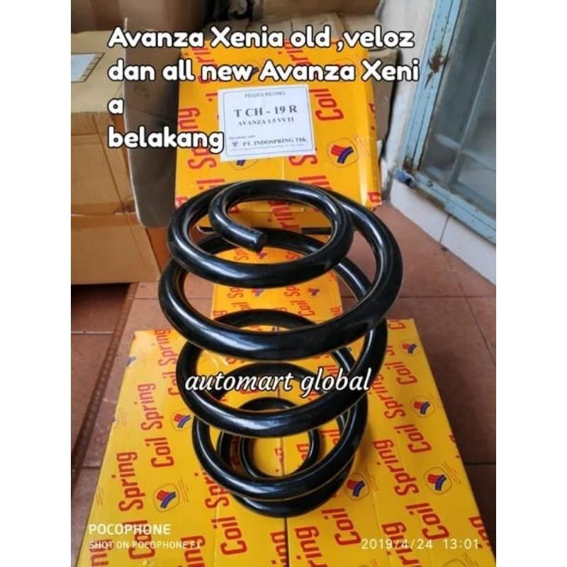 Coil Spring Per Keong Belakang Avanza Xenia Lama Vvti