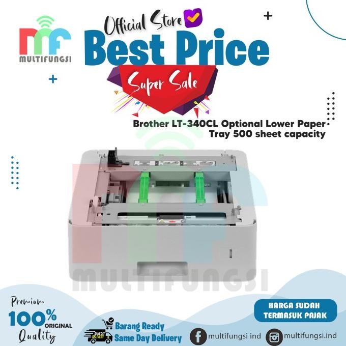 

Brother LT-340CL Optional Lower Paper Tray 500 sheet capacity