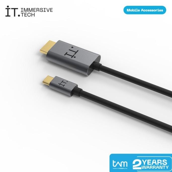 

IT Power Connector USB C to HDMI Cable 3M Original Garansi Resmi