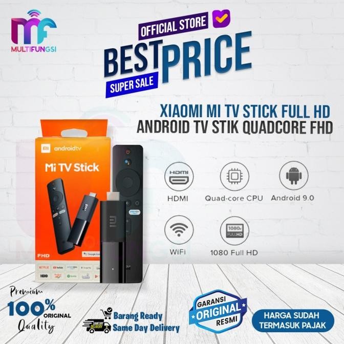 

Xiaomi Mi TV Stick Full HD Android TV Stik Quadcore FHD Garansi Resmi