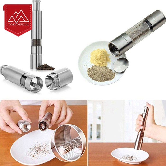 

Pepper Ll Stainless Pepper Grinder Gilingan Merica Bur Lada Pm02