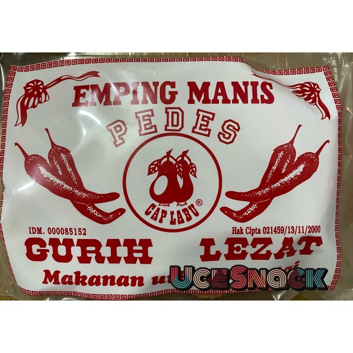 

Ready Gas!!! Emping Melinjo Mentah Manis Pedas Cap Labu 300Gram