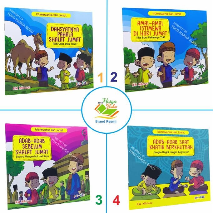 

Paket 4 Buku Anak Istimewanya Hari Jumat - Pro Kids