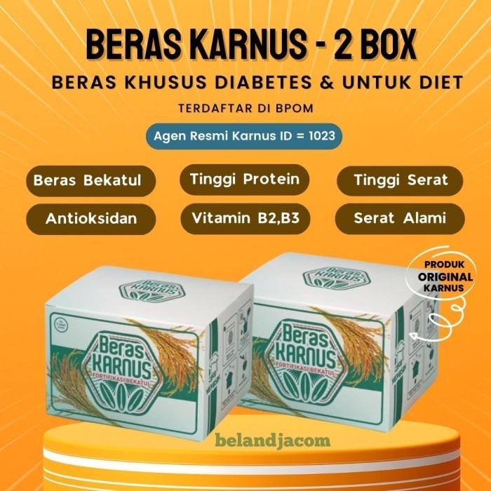 

TERBARU Beras Karnus Bekatul untuk Diabetes dan Diet Sehat Berat 500gr HOT SALE!