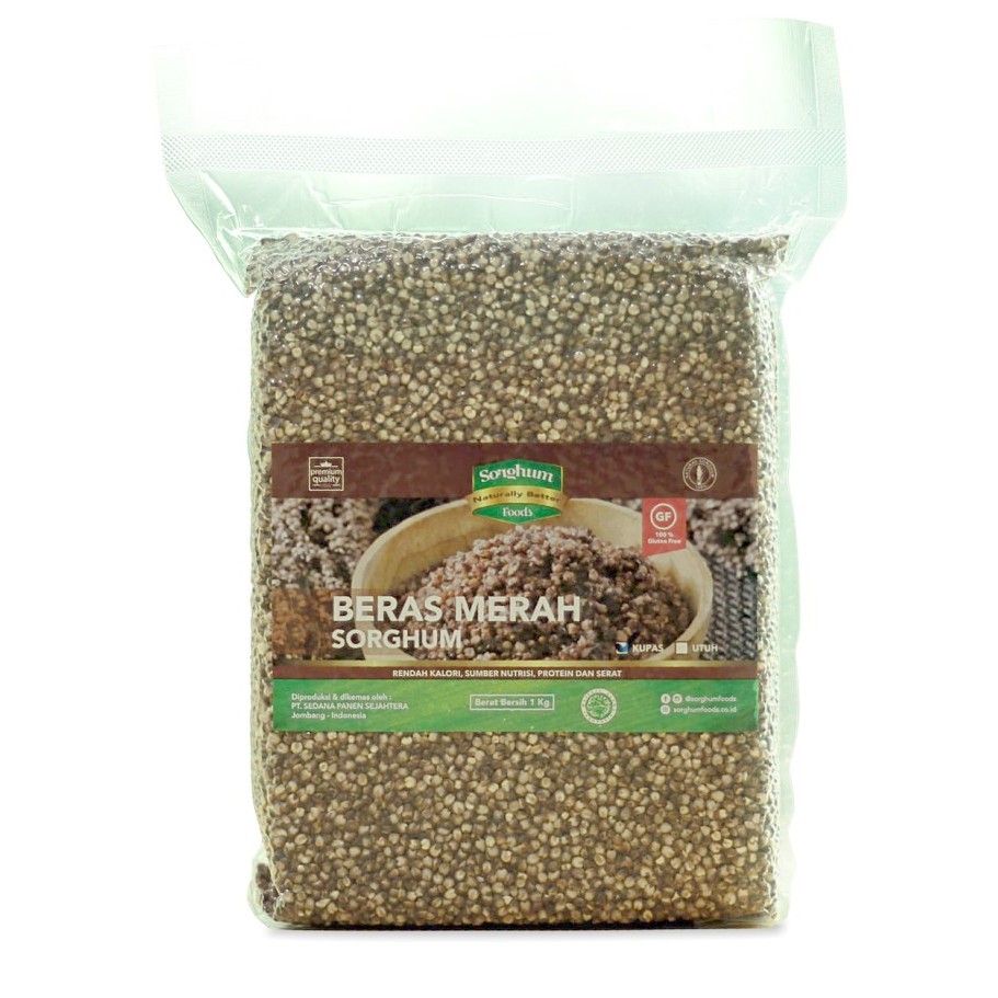 

TERBARU Beras sorghum merah kupas low gi gluten free beras diabetes BISA GRAB!