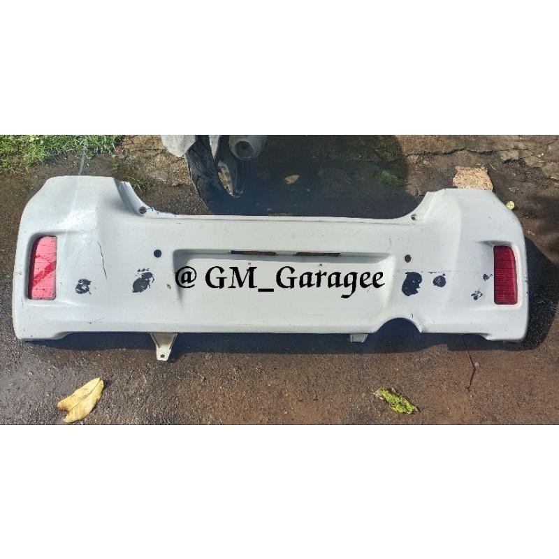 Bemper Belakang Toyota Yaris Trd 2012 Plus Reflektor Bumper Belakang