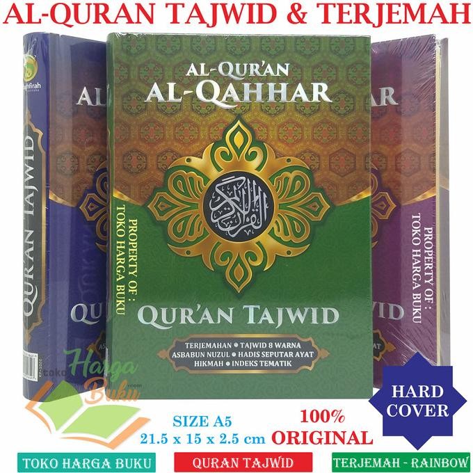 

Mushaf Al Quran Al-Qahhar A5 HC Terjemah Tajwid Warna DLL - Maghfirah