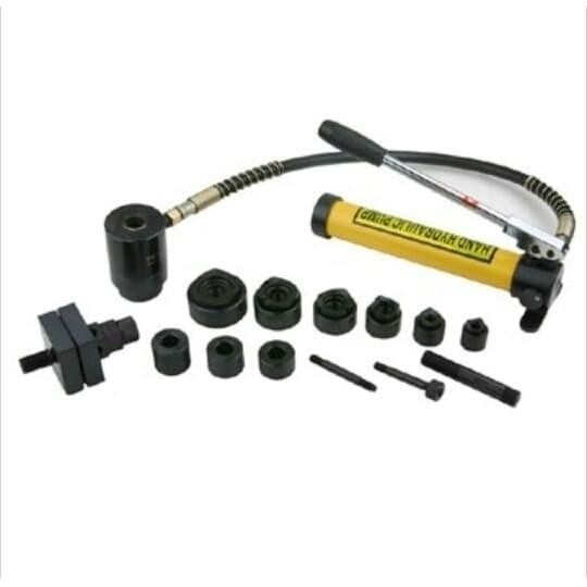 

Pelubang Plat Panel Listrik , Punch Driver Kits Fort Syk-15 - Kuning