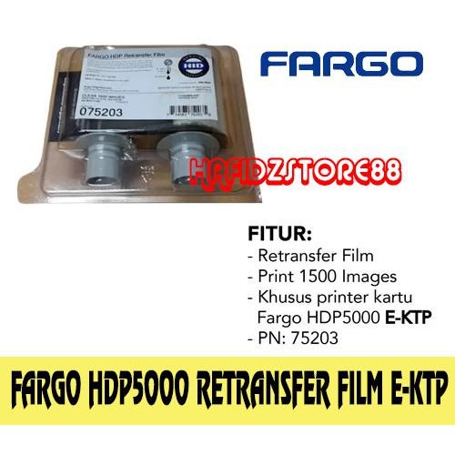 Ribbon Film Fargo Retransfer Film Hdp5000 Pn 075203
