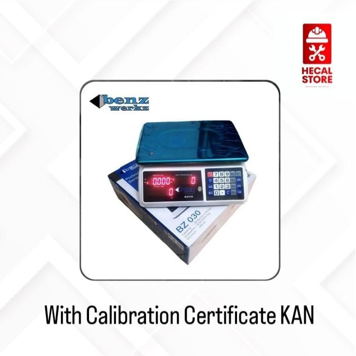 Timbangan Digital Benz Bz 030 Dan Sertifikat Kalibrasi