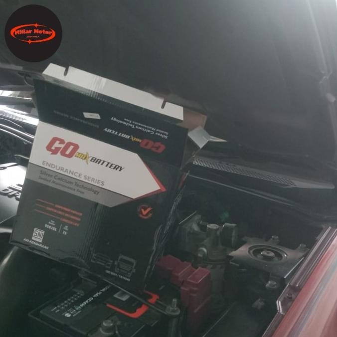 Aki Kering Mobil GO Battery 95D26L 12V 75Ah