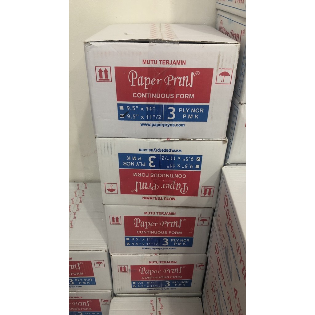 

Kertas Continuous Form 3ply/2 Paper Print
