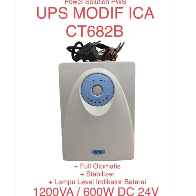 UPS ICA 1200VA MODIF EXTERNAL BATTERY [ UPS MODIF ICA CT682B ] Grosir Paling Murah