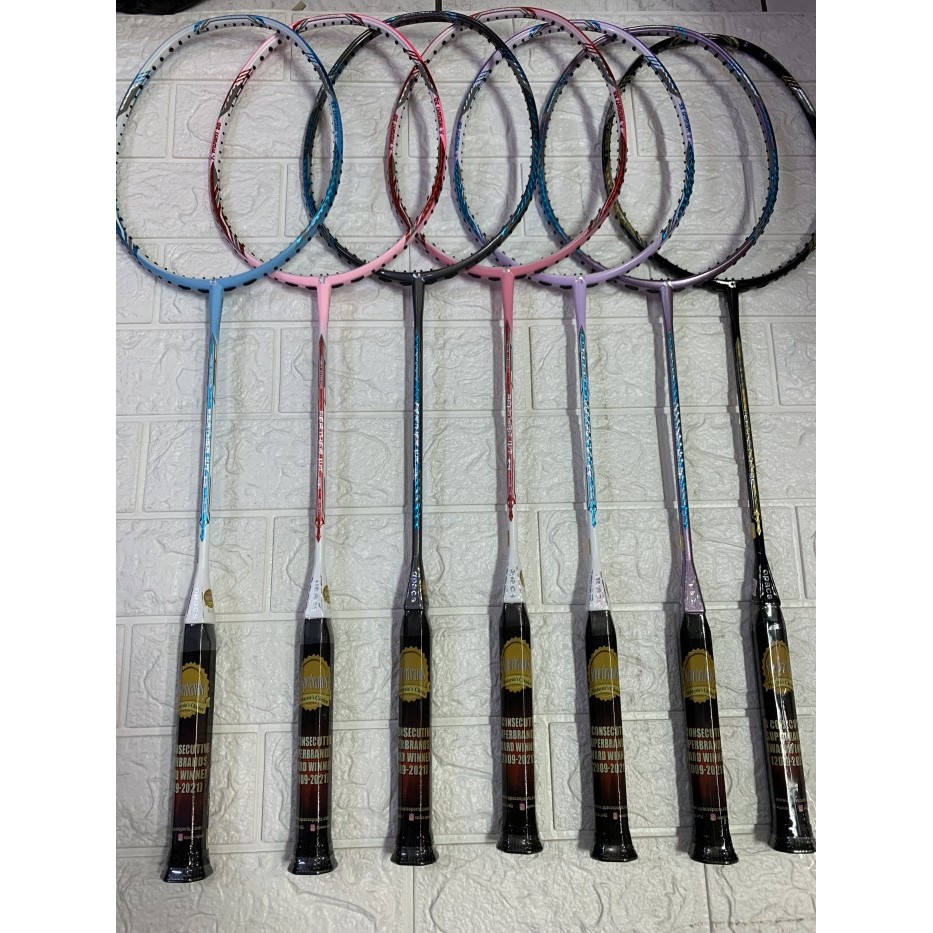 Raket Badminton Apacs NEW FEATHER WEIGHT 55/ FEATHER WT 55 hanya 58grm