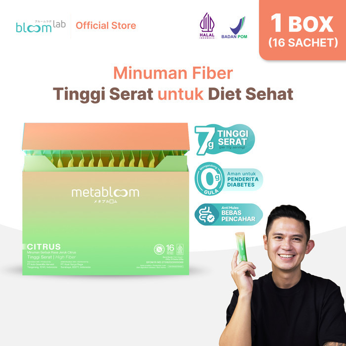 

Ready Stock Metabloom 14-Day Wellness Pack Fiber Drink (Isi 16 Sachet)