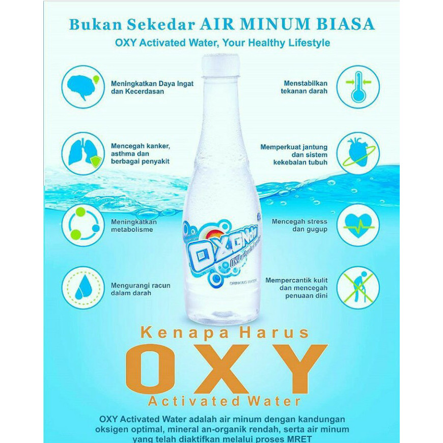 

Termurah Oxgndw / Air Oksigen / Oksigen Dw / Oxy / Air Kesehatan