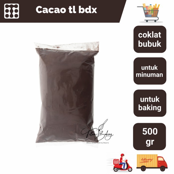 

Cuci Gudang Coklat Bubuk Pure Cocoa Powder Bordeaux Tulip 500Gr