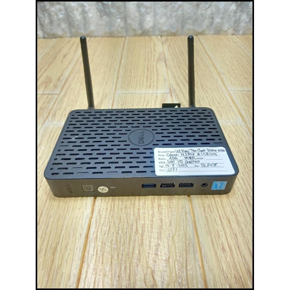DELL Wyse Thin Client Desktop 3290 Celeron N2807 1,58GHZ RAM 4GB