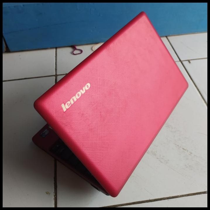 LENOVO S100 WARNA MERAH NETBOOK NOTEBOOK SECOND BEKAS MURAH RAM 2 GB