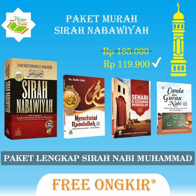 

Paket 4 Buku Sirah Nabawiyah MURAH - Mencintai - Canda dan Sehari