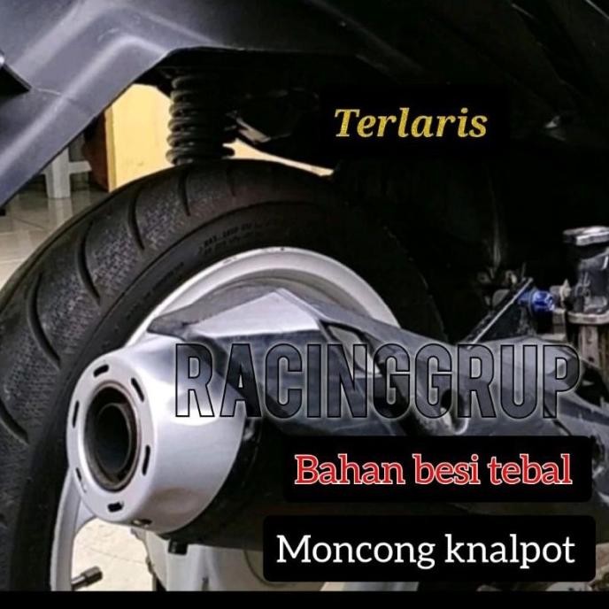 (Pnp) End Muffler Copy Cms Endcup End Cap Moncong Knalpot Vario Beat Mio Pcx