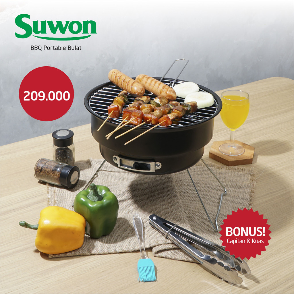 Suwon BBQ Portable Bulat