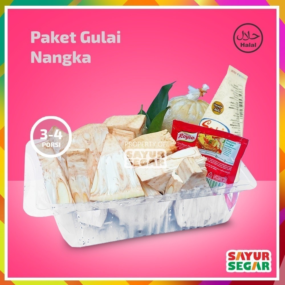 

Paket Sayur Gulai Nangka Muda [1 Pack] Siap Masak - Ready to Cook