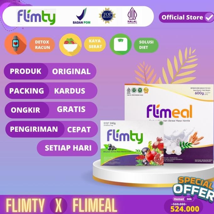 

Detox Alami ! Flimty X Flimeal | Paket Diet Ampuh | Pelangsing Detox Alami