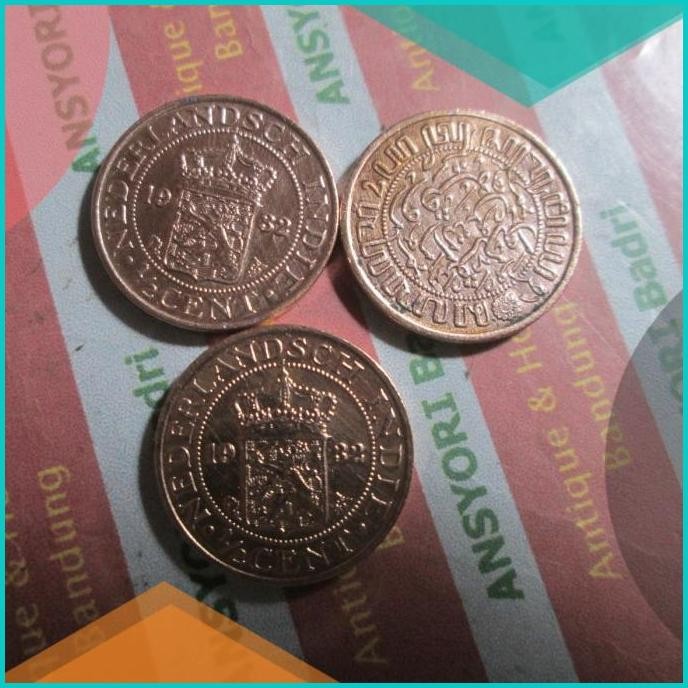 koin benggol nederlandsch indie 0.5 cent 1932 iklan m111 11OKTZ4 suku