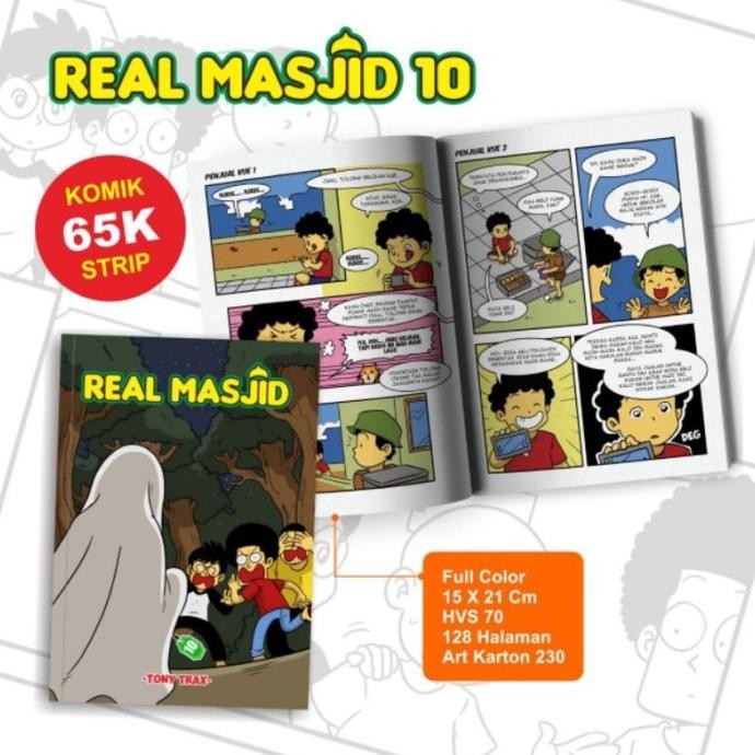 

Komik Islami Real Masjid 10 Buku Bacaan Cerita Motivasi Anak Remaja