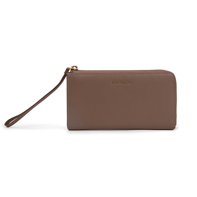 Hush Puppies Dompet Wanita Ashlee Long Zip Wallet Taupe