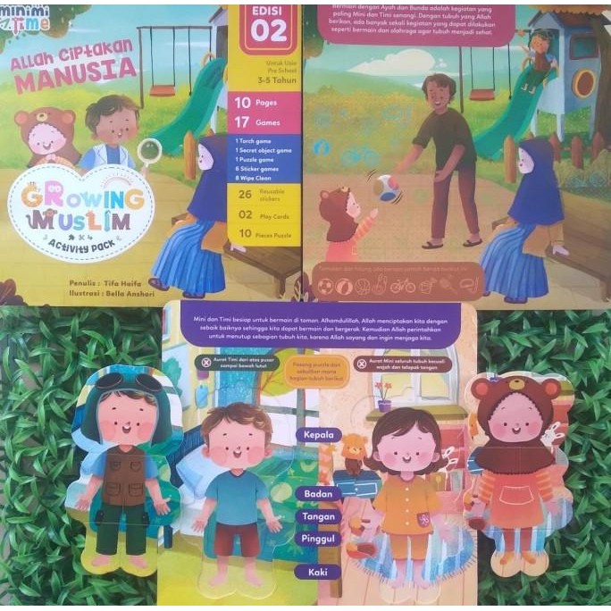 

Growing Muslim Activity Pack Edisi Allah Ciptakan Manusia