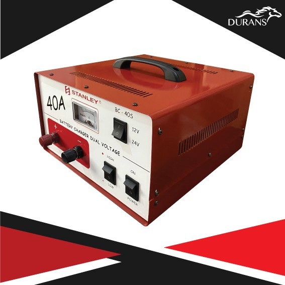 Baterai Charger Aki 40A Stanley I Mesin Cas Aki I Motor Mobil