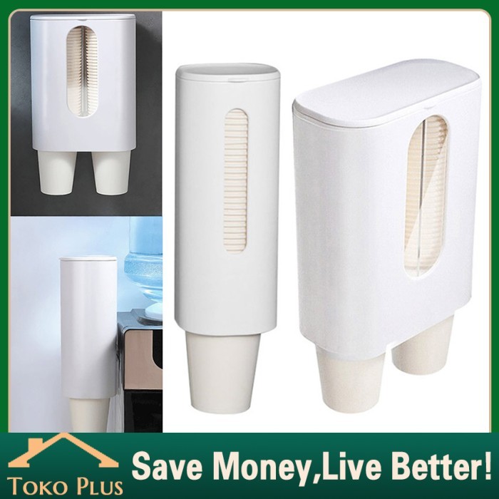 Tempat Gelas Plastik Dispenser / Wall Cup holder Dispenser