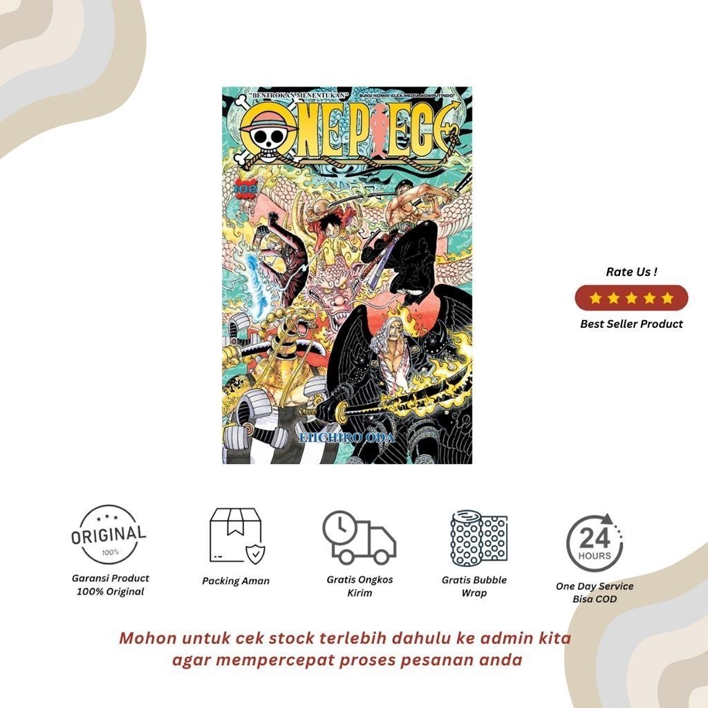 KOMIK ONE PIECE 100, 101, 102