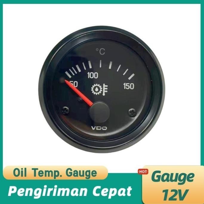 

Oil Temperature Gauge VDO 12V Temperatur Oli VDO 12V PN 310 030 003C