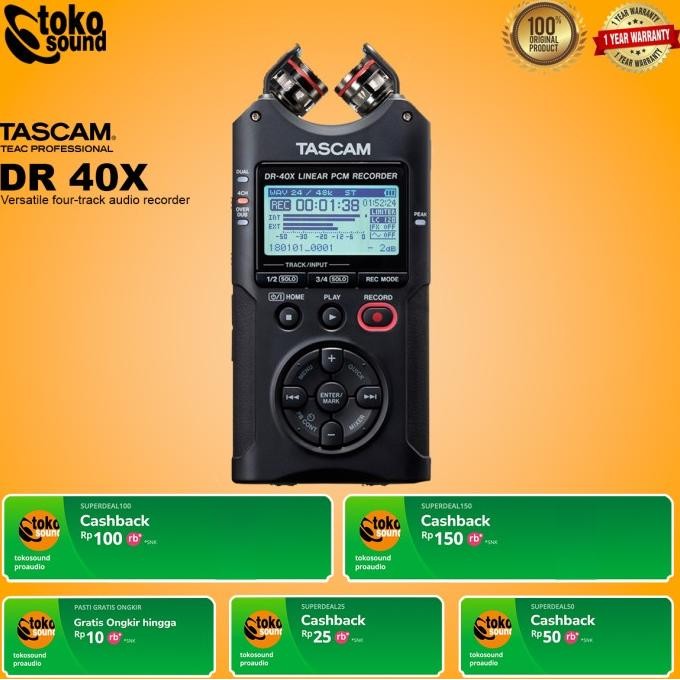 Sale Tascam Dr 40 Versi 2