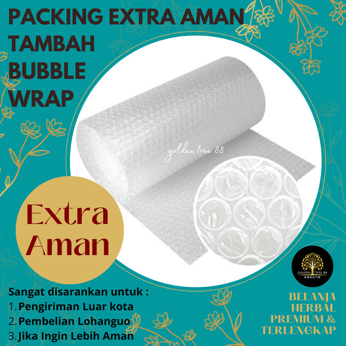 

Legend - Tambahan Exstra Buble Wrap Packing Lebih Aman