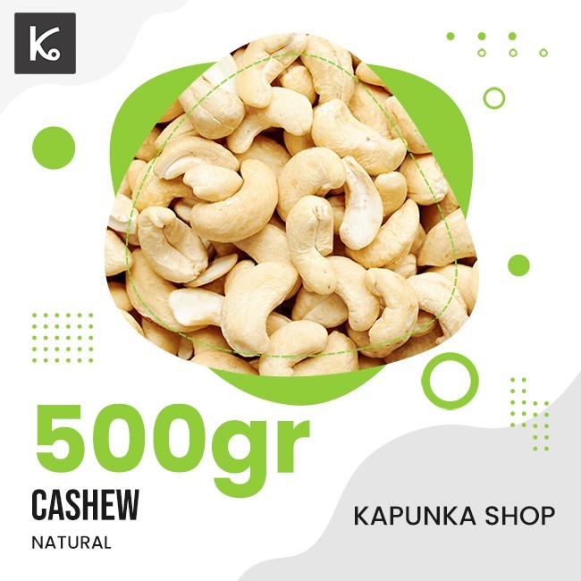 

Legend - Kacang Mede / Kacang Mete 500Gram Asal Wonogiri
