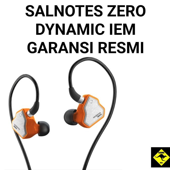 TERMURAH - SALNOTES ZERO DYNAMIC IEM EARPHONE Alt KZ Qkz Garansi Resmi