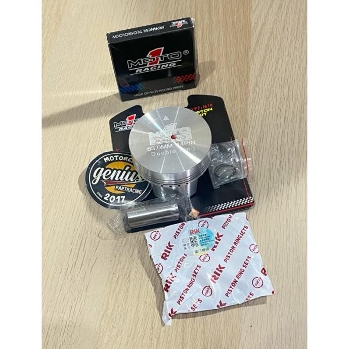 Piston Seher MOTO 1 FORGED UKURAN 60/ 63 / 65 PEN PIN 14