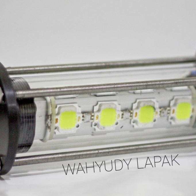 Lampu Celup dalam air DC 125watt (HPL hijau) KABEL MARINE