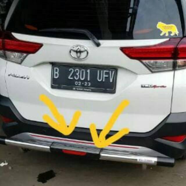 Tanduk Belakang Rush Bemper Belakang Rush Pengaman Belakang Rush