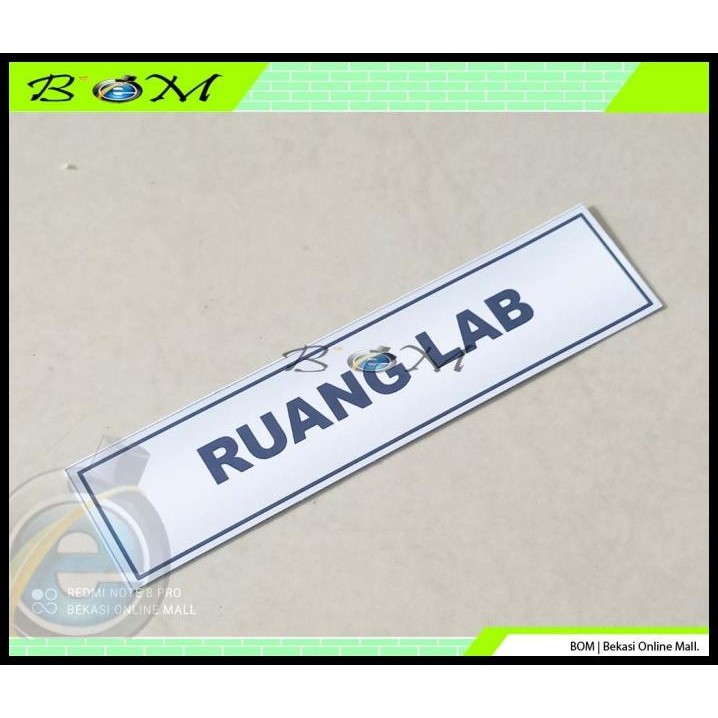 

DISKON STIKER STICKER TULISAN LABEL TEMPAT RUANG LAB !!!