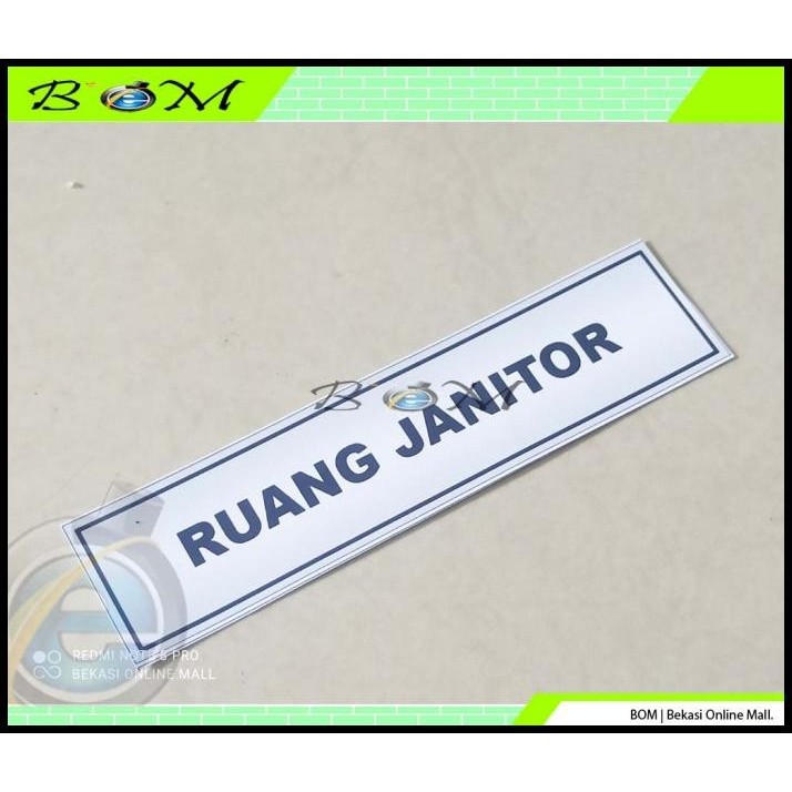 

HOT DEAL STIKER STICKER TULISAN LABEL TEMPAT RUANG JANITOR !!!!!